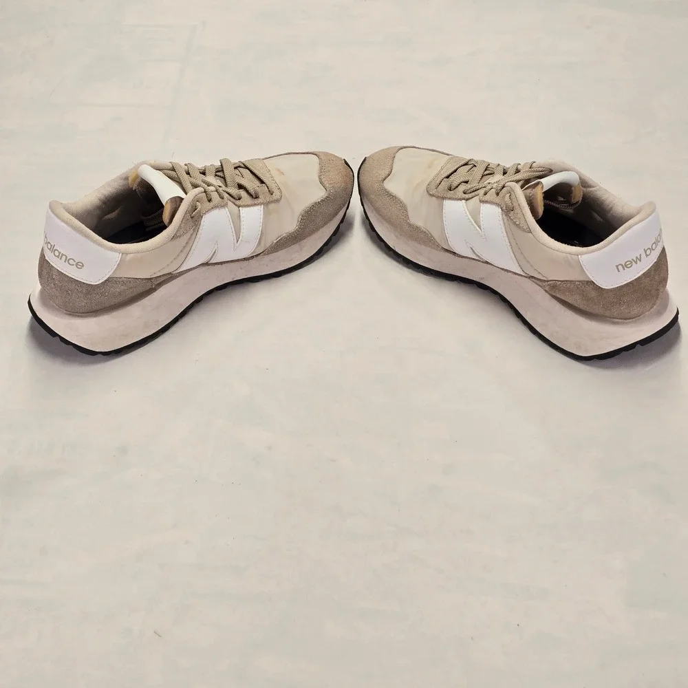 New Balance 237 Casual Fashion Sneakers Beige White Womens Athletic Shoes Size 8
